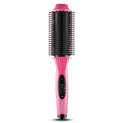 Hair Straightener and Curling Iron Combo, Straight and Wavy Hair Styler, Side Part and Air Fringe, Damage-Free Electric Curling Brush