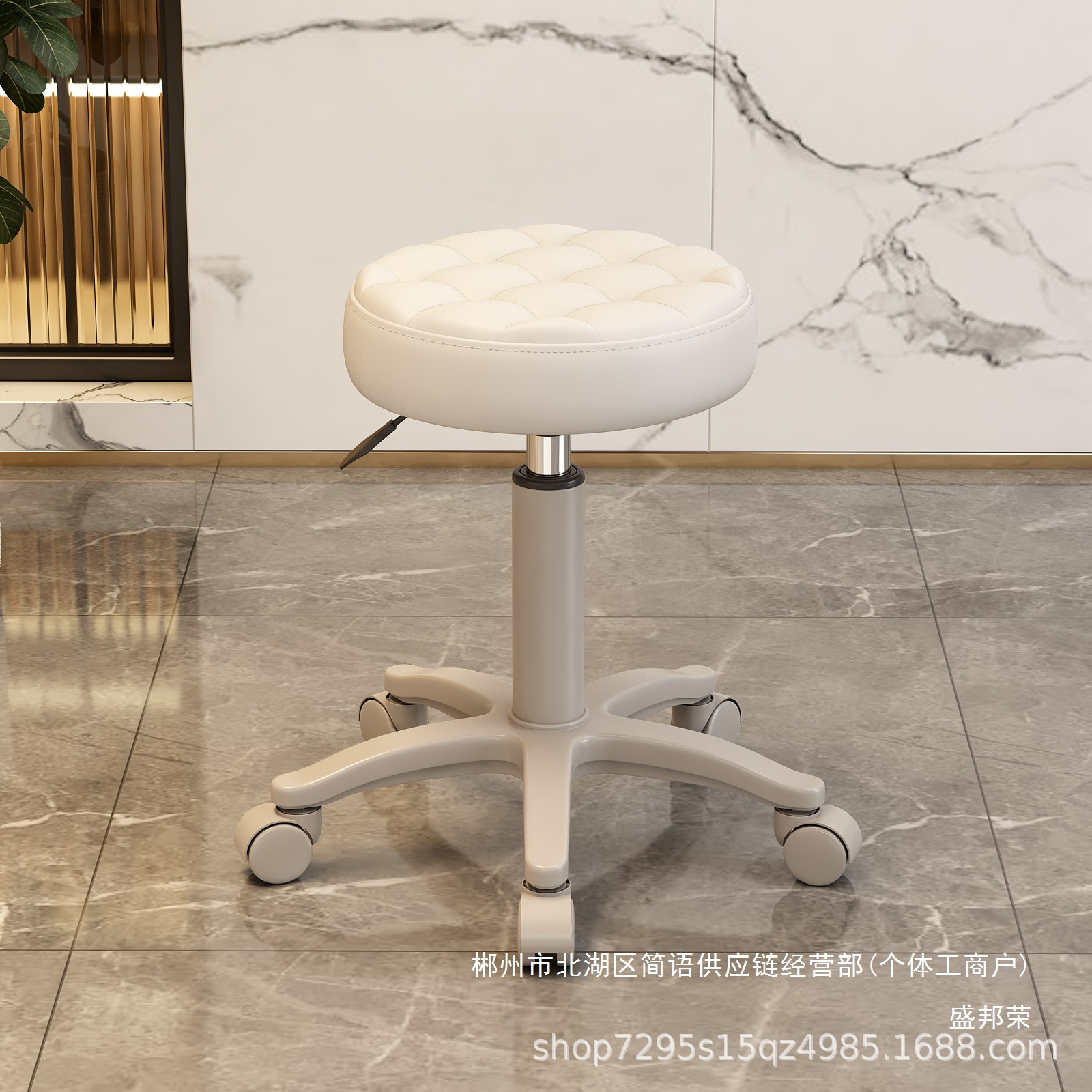 Fábrica directa taburetes de belleza elevación polea rotativa manicuría silla de maquillaje salón de belleza peluquería