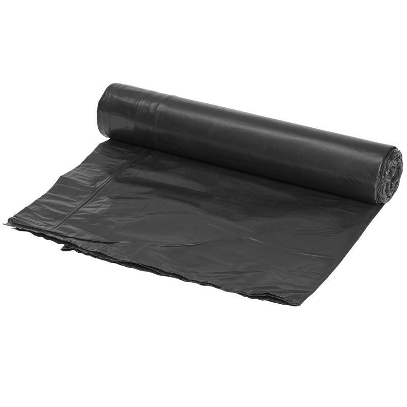Bolsas de plástico negras personalizadas grandes 60x80 100x120 espesadas sanitarias bolsas de basura grandes fabricantes al por mayor
