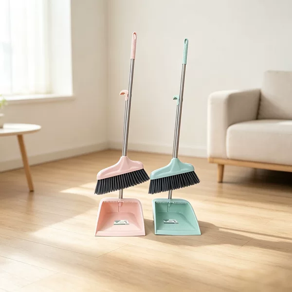 Factory Direct Sale Broom and Dustpan Set for Household Cleaning, Magic Broom and Dustpan Two-Piece Set, Broom Wholesale