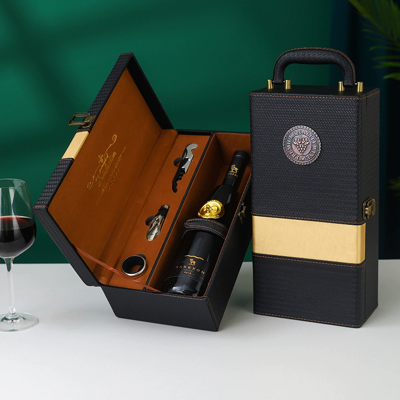 Новая коробка вина Одиночная коробка подарка Большая коробка вина Одиночная коробка вина в наличии Оптовая коробка вина