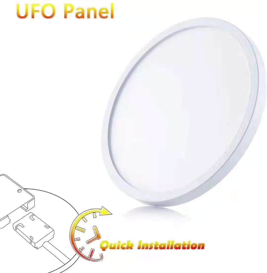 Pasillo redondo transfronterizo simple instalación downlight hotel centro comercial hogar iluminación LED superficie montada LED panel de luz