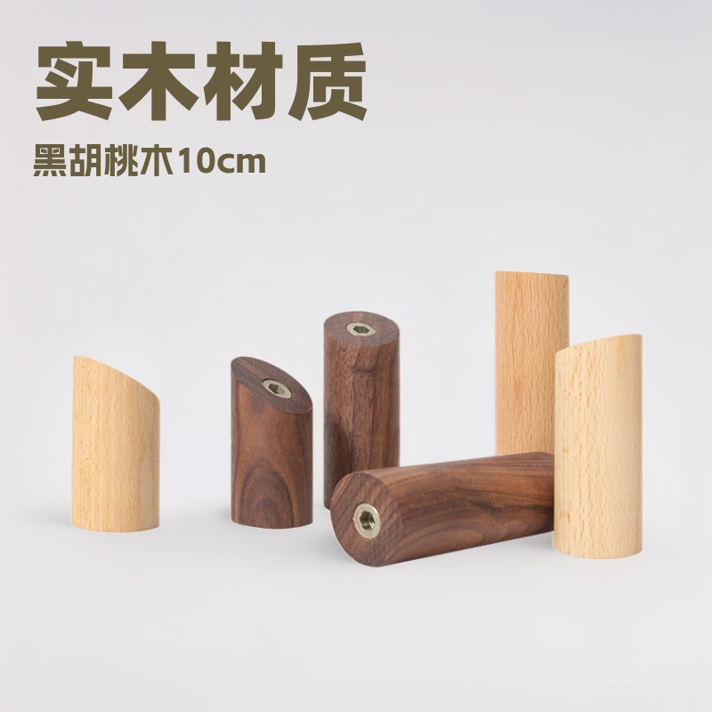 Wall Hanging Coat Hook Nordic Creative Solid Wood Hook Log Single Entrance Bedroom Door Hanging Hanger Factory Wholesale