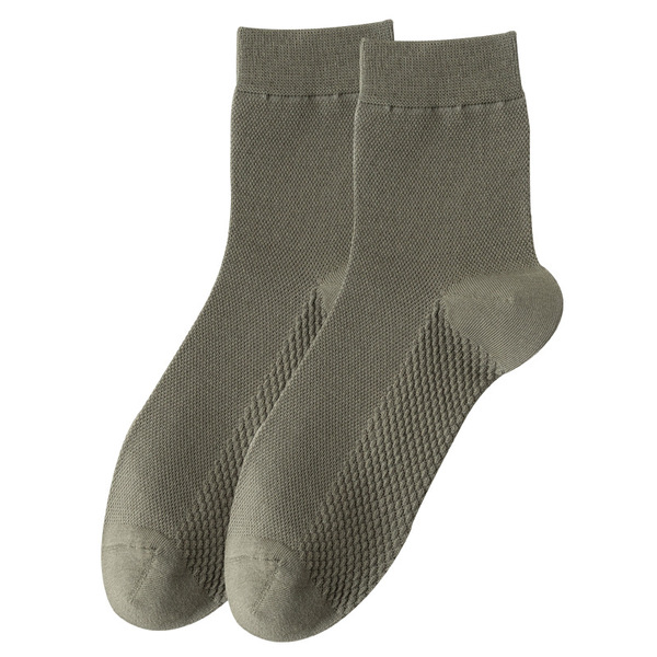 Men's summer thin breathable sports cotton knee socks