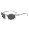 Sunglasses for beloved hip-hop style, suitable for import, internet celebrity, punk style, European style, 2 carat, wholesale