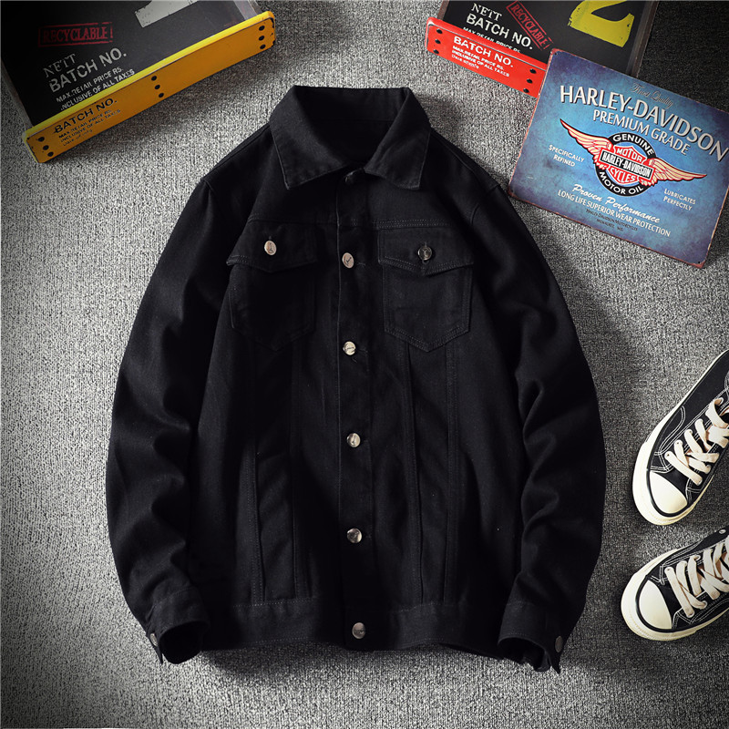 Spring Autumn Cotton Jeans Jacket Man Fashion Denim Jackets Coat Male Turn Down Collar Casual Bomber Jacket Men Clothing Outwear_voghion.com