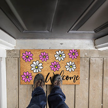 美式印花主題地毯 防滑入戶門口進門墊吸水浴室廚房玄關地墊