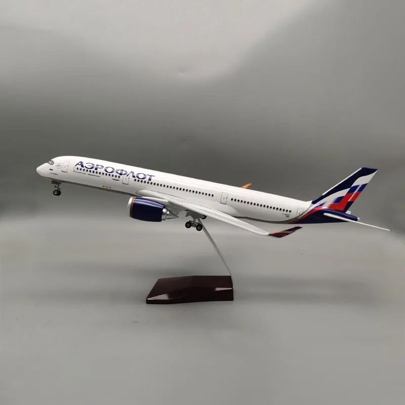 Airbus A350 modelo de avión 1:142 Rusia 350 EAU 350 Cathay 350 47cm modelo
