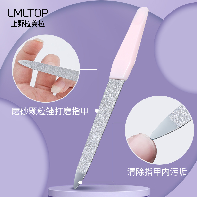 LMLTOP lima de pulido de uñas, herramienta de pulido de manicura de salón de belleza, una variedad de colecciones de limas de uñas