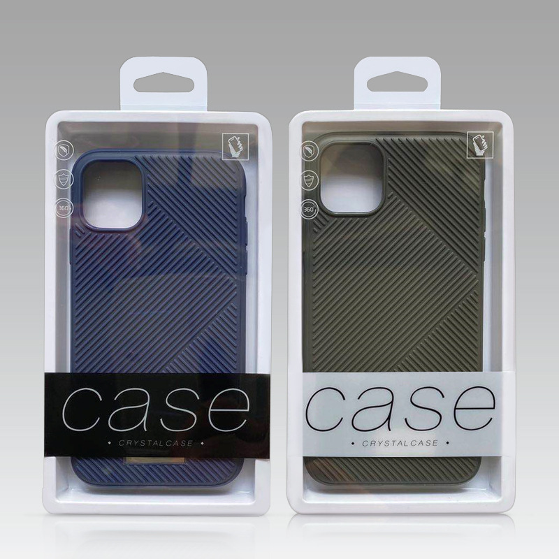 手机壳包装盒 白色透明PVC手机壳保护套吸塑抽拉式包装盒  KJ-778