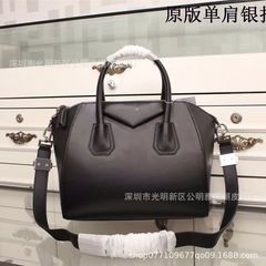 新型定型オリジナル本革女性バッグ大気ボストンバッグ大容量牛革斜めショルダーバッグ代理メーカー