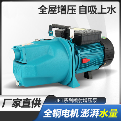 220V家用喷射泵全自动自吸泵高扬程家用管道增压泵井水抽水泵|ms