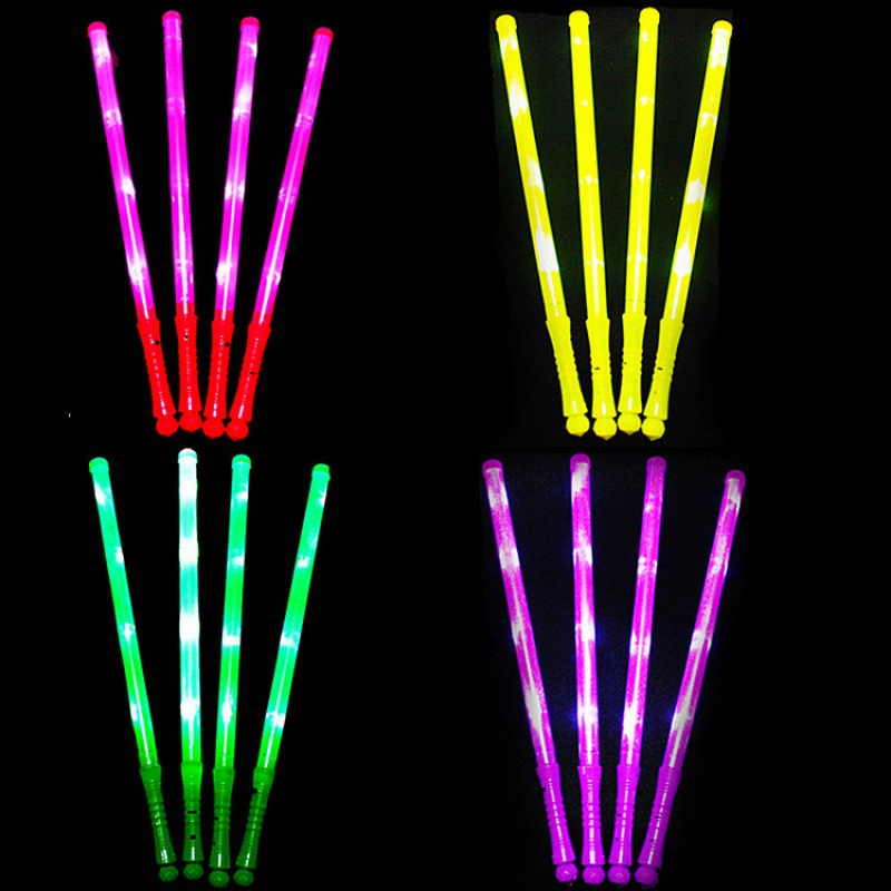 Big rainbow colorful flashing light stick