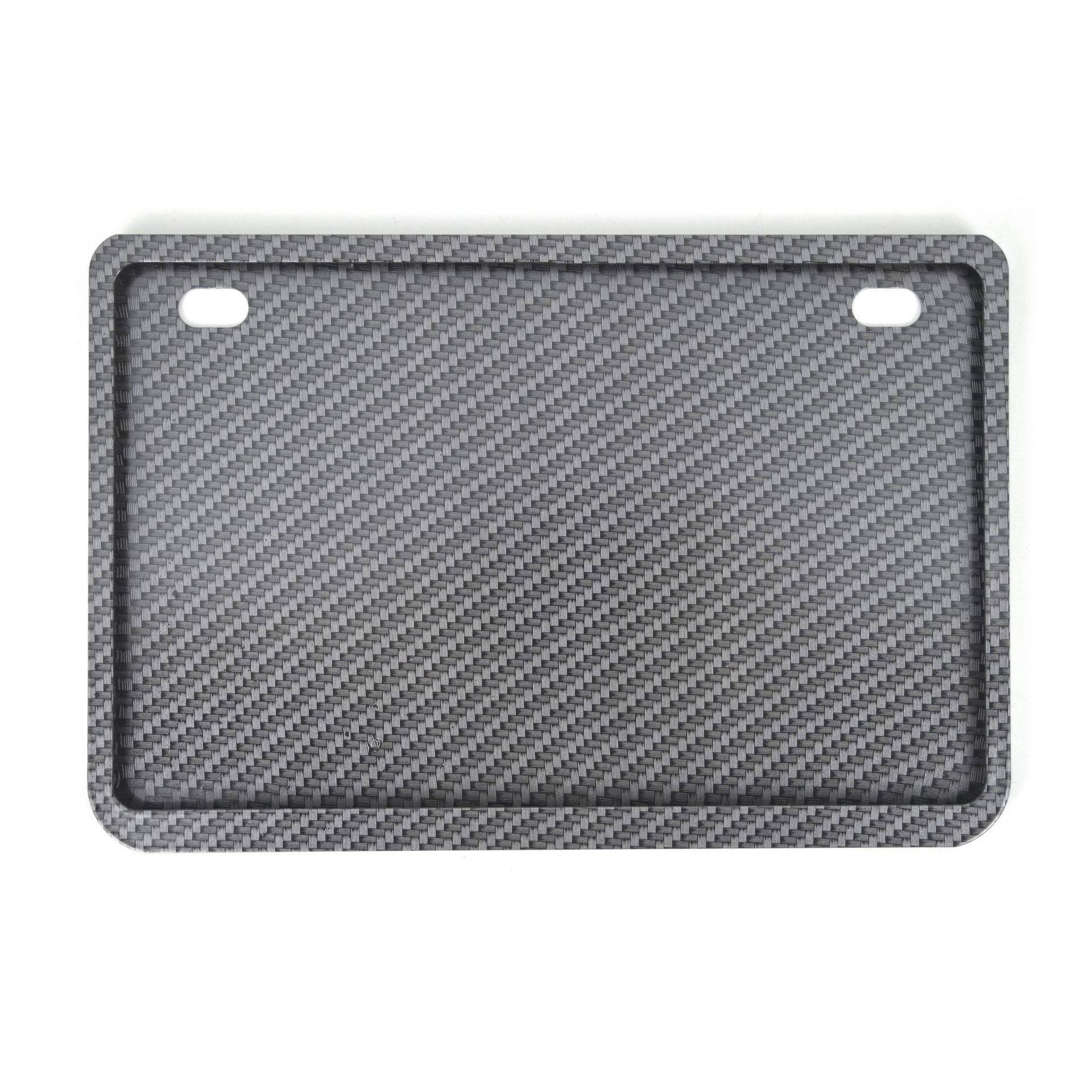 Carbon Fiber — Motuoche License plate holder/license plate holder - double-layer-carbon-pattern