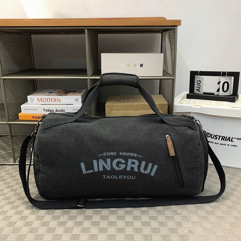 Дорожная сумка LINGRUI, вместительная сумка‑даффл с разделением для влажного и сухого, спортивная