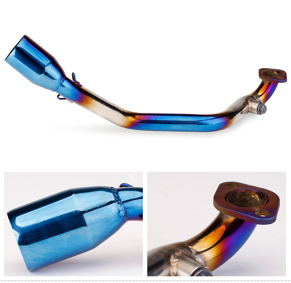 Suitable for Kymco Scooter Thunder S Racing Exhaust Pipe Modification Straight to Tail Section 17-21 Years