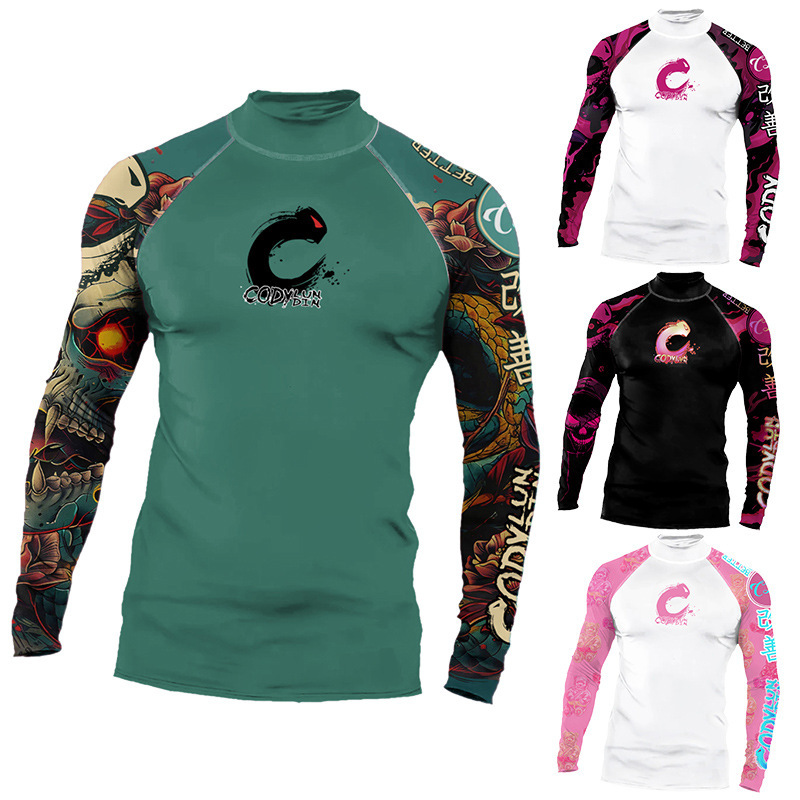 2025 New Long Sleeve Fitness T-shirt Men's Top Tight Quick-drying Sports Running Training Clothes Outdoor Fishing 2025 New Long Sleeve Fitness T-shirt Men's Top Tight Quick-drying Sports Running Training Clothes Outdoor Fishing