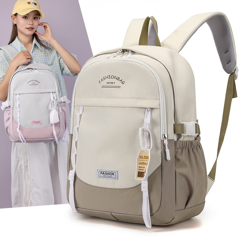 Mochila al por mayor nicho de la escuela secundaria nicho de la escuela secundaria universidad mochila de color colgante