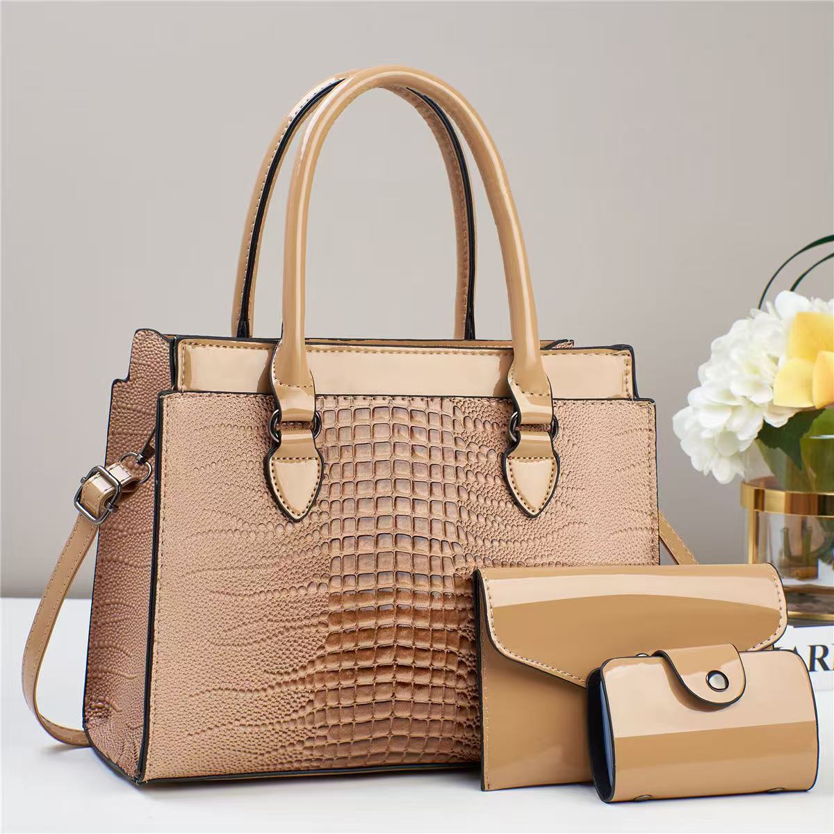 Temperamento nuevo bolso coreano, bolso de hombro, bolso de mujer, bolso de mujer, bolso grande, mujer