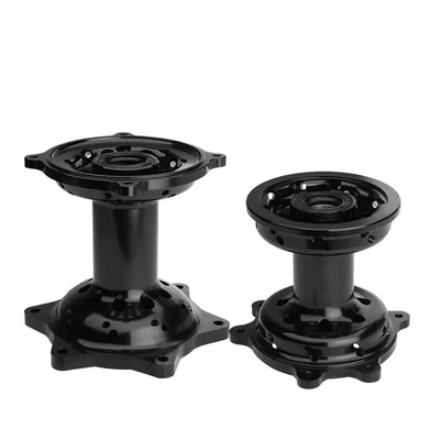 Motorcycle wheel hub, CRF hub bearing front - crf-wheel-hub-old-style-front-and-rear-wheels-black-hub-010106-1