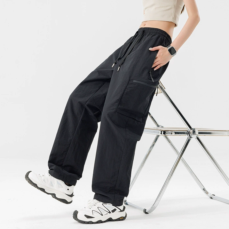 Модные трансграничные легкие трансформируемые спортивные брюки для женщин, походные брюки-карго с несколькими карманами, длинные брюки