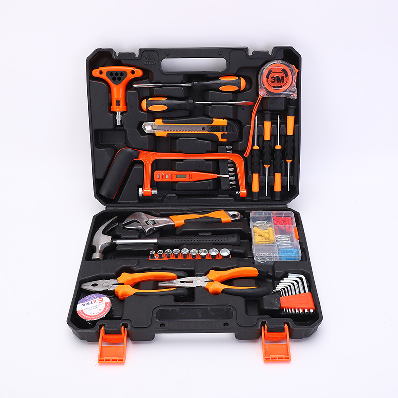 Kit de hardware de taladro eléctrico de litio portátil multifuncional reparación Caja de Herramientas taladro eléctrico del hogar conjunto de herramientas