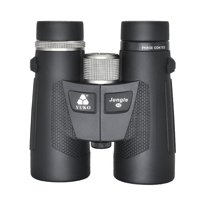 高清高倍防水防雾YUKO 望远镜10X42户外找蜂野营防滑双筒望远镜