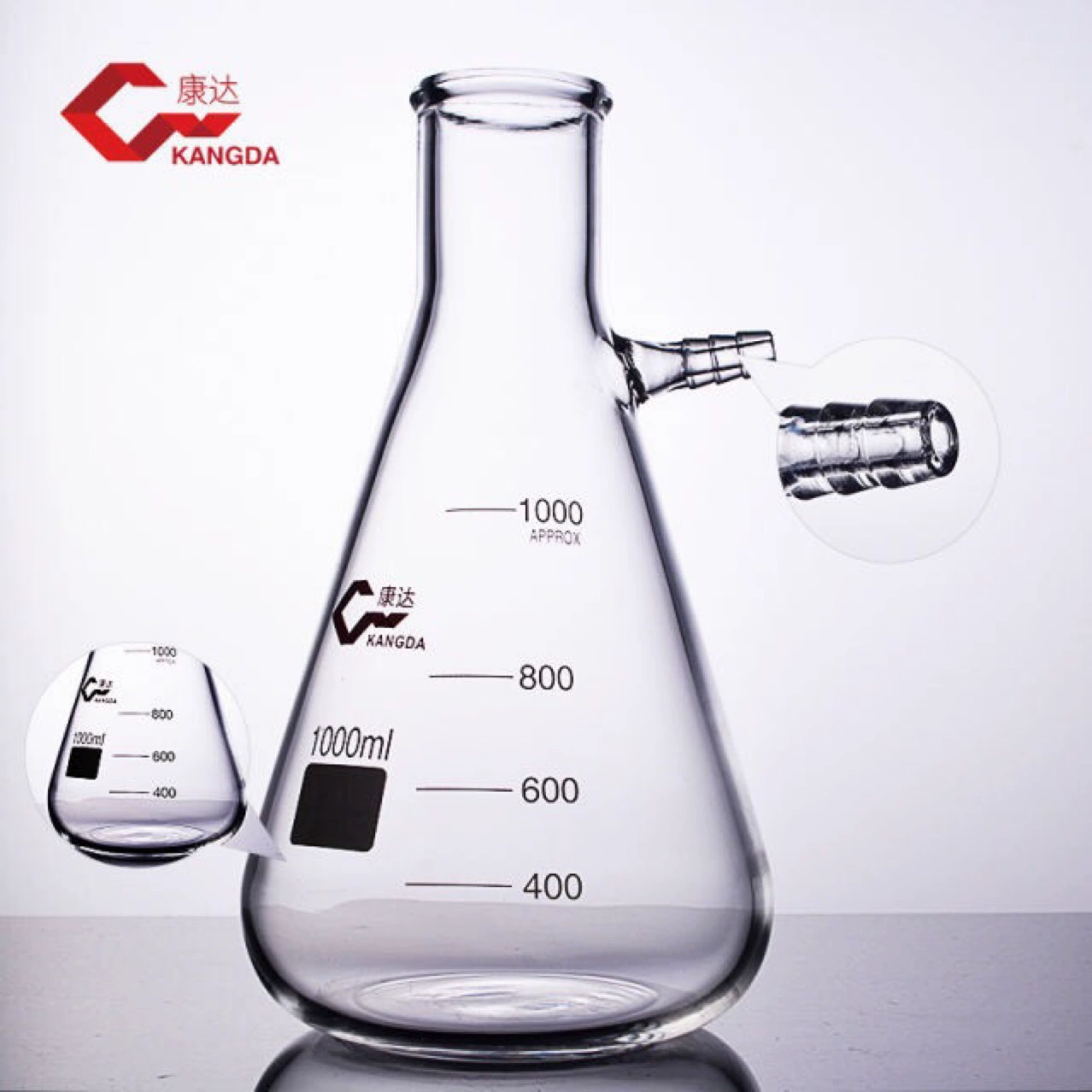 Фильтр-бутылка с верхним горлышком, фильтр-бутылка с верхним горлышком, колба Эрленмейера