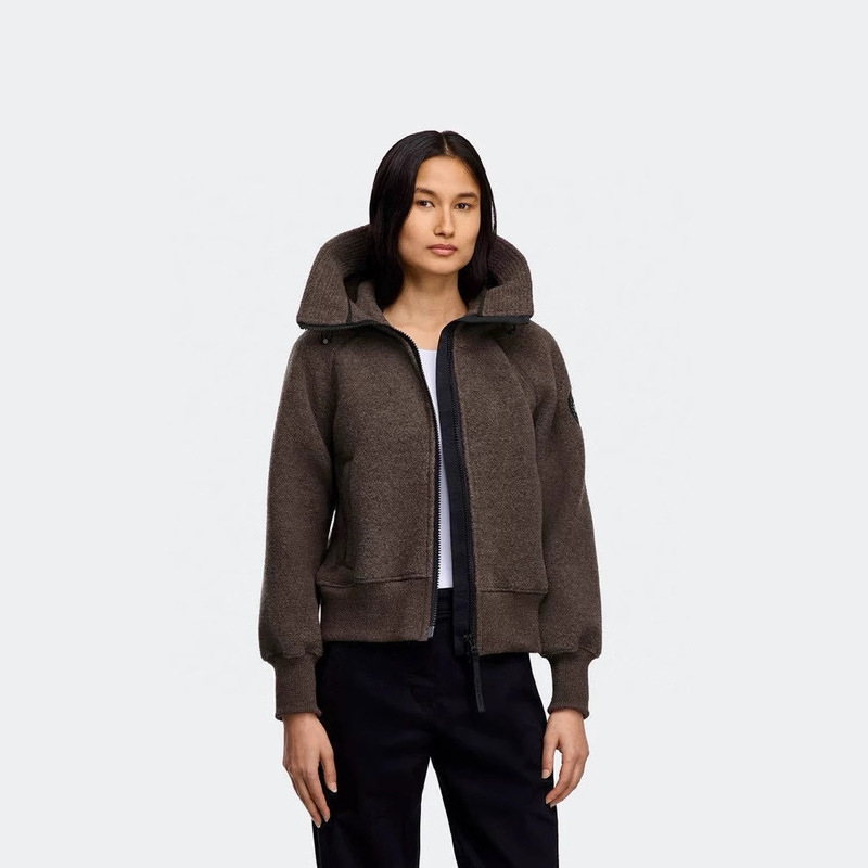 Maple Leaf Country Chilliwack Black Label Wool Fleece Bomber Jacket Classic Jacket Sweatshirt Never Goes Out of Style