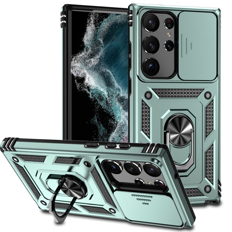 适用三星S25Ultra手机壳A15军甲推窗S24支架note20防摔M42保护套|undefined