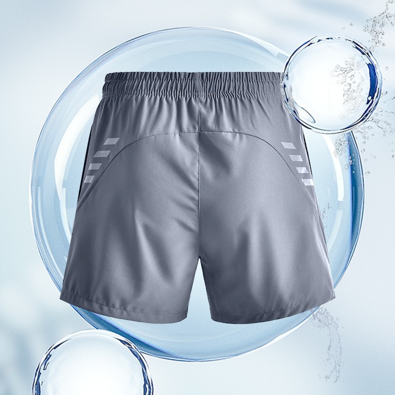 Correr pantalones cortos de maratón de hombre, atletismo, deportes, gimnasio, entrenamiento de hielo de verano, secado rápido