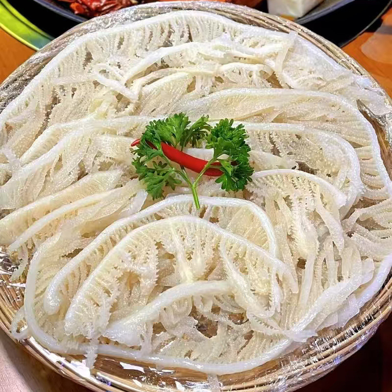 水煮白千层500g毛肚千层肚丝牛百叶500g商用火锅食材配菜冒菜