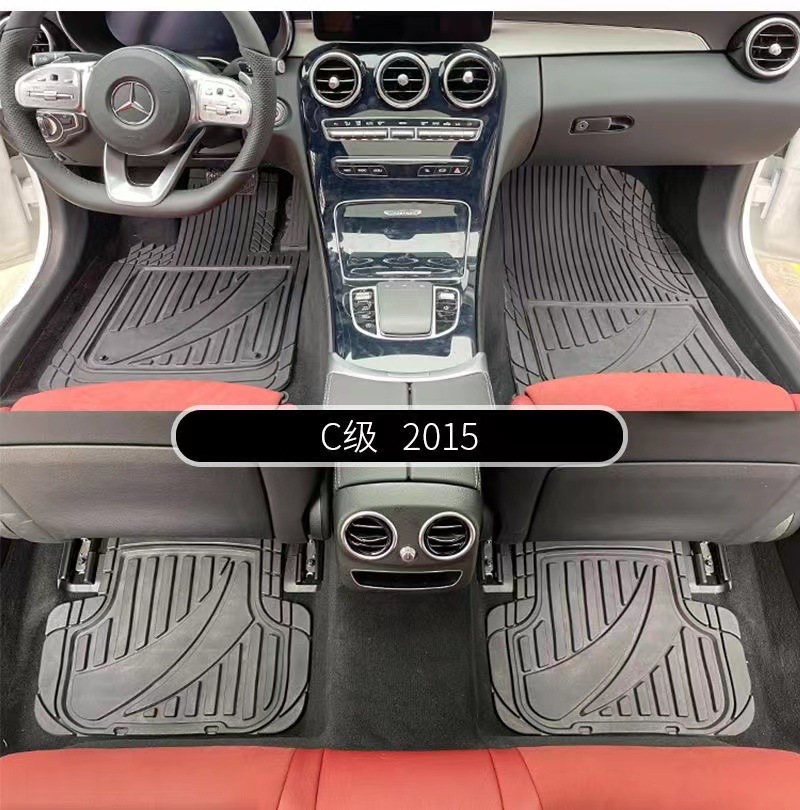 Car mats pvc floor mats waterproof non-slip easy cleaning dirt-resistant wear-resistant car cuttable carpet type foot mat