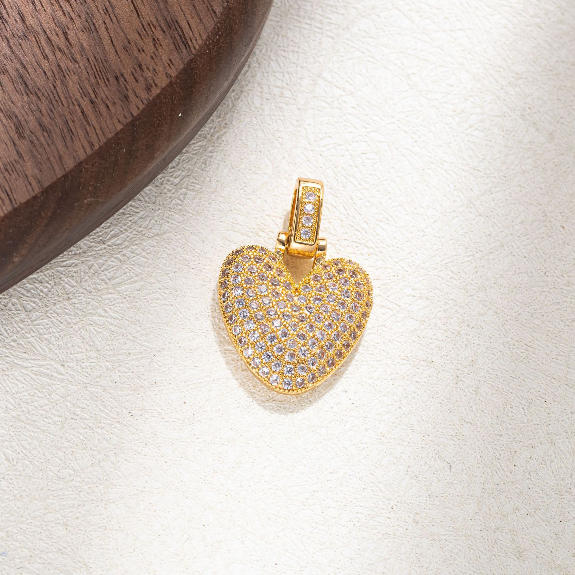 7g Weight Pendant Jewelry Making Type Golden Plated Plating Material Zircon Inlay Material 1 Piece Quantity Casual Occasion Copper Material Letter Pattern Women's Gender Simple Style Style Plating Craft 1 Piece Copper Zircon Letter Pendant 23