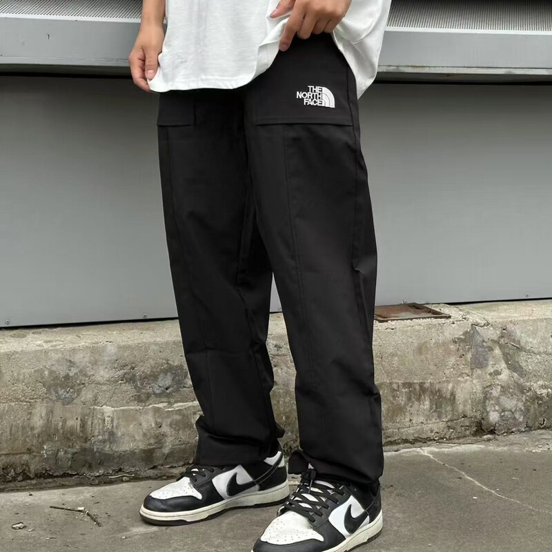2025 North Face Amazon Four Seasons New Men's Cargo Pants European and American Independent Station Foreign Trade Casual Pants Embroidery