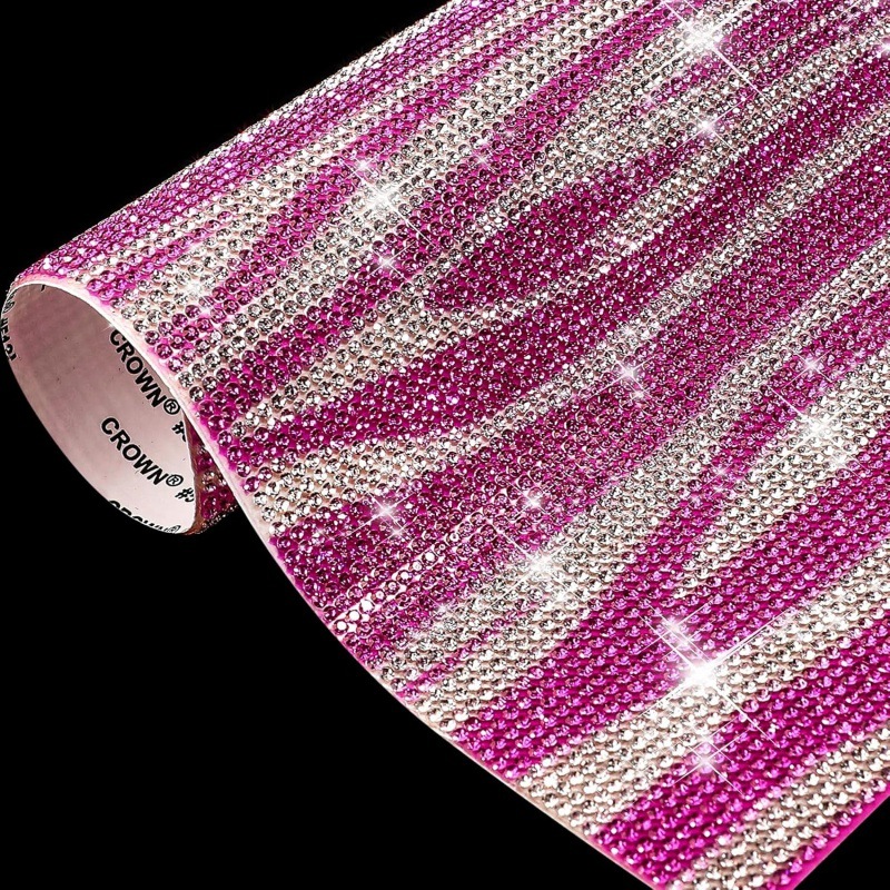 现货水钻贴自粘钻片diy饰品配件汽车装饰贴玩具烫钻贴背胶闪钻贴