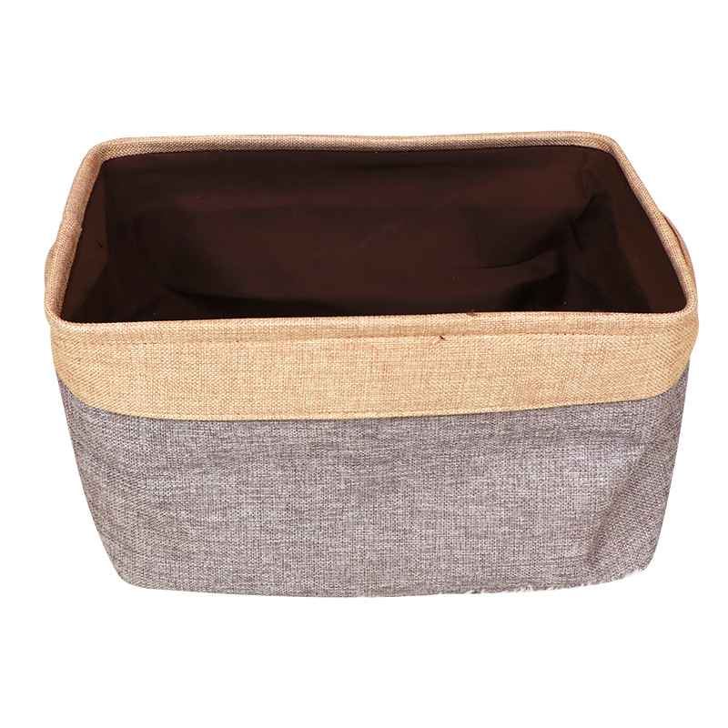 Cesta de almacenamiento redonda cuadrada para el hogar cesta de almacenamiento de artículos diversos al por mayor cesta de almacenamiento cesta de lavandería con cordón