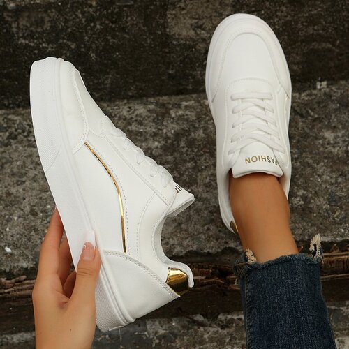 Women's Large Size Casual Loafers, Autumn/Year-round TEUM Platform Sneakers for Women