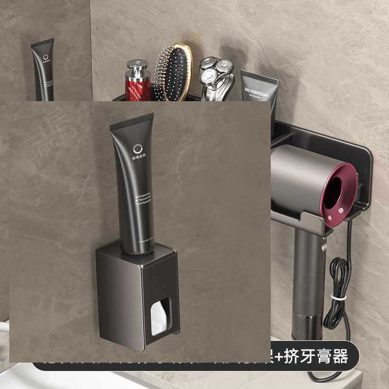 新商品【人】歯ブラシラック、バスルームラック、歯磨き粉絞り器、壁掛け歯磨きカップブロワー|undefined