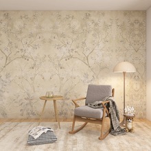 墙纸法式复古高级感电视背景墙壁纸客厅壁布装饰卧室墙布壁画