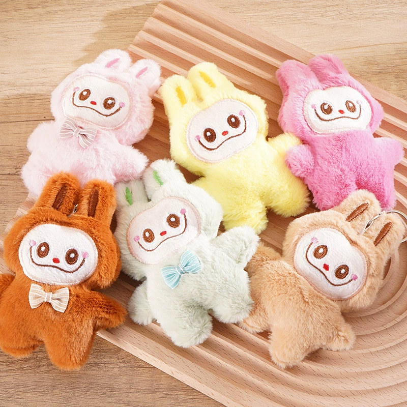 Мультяшная плюшевая ткань подвеска для девочек мягкое сердце кукла подвеска для кукол для ключей