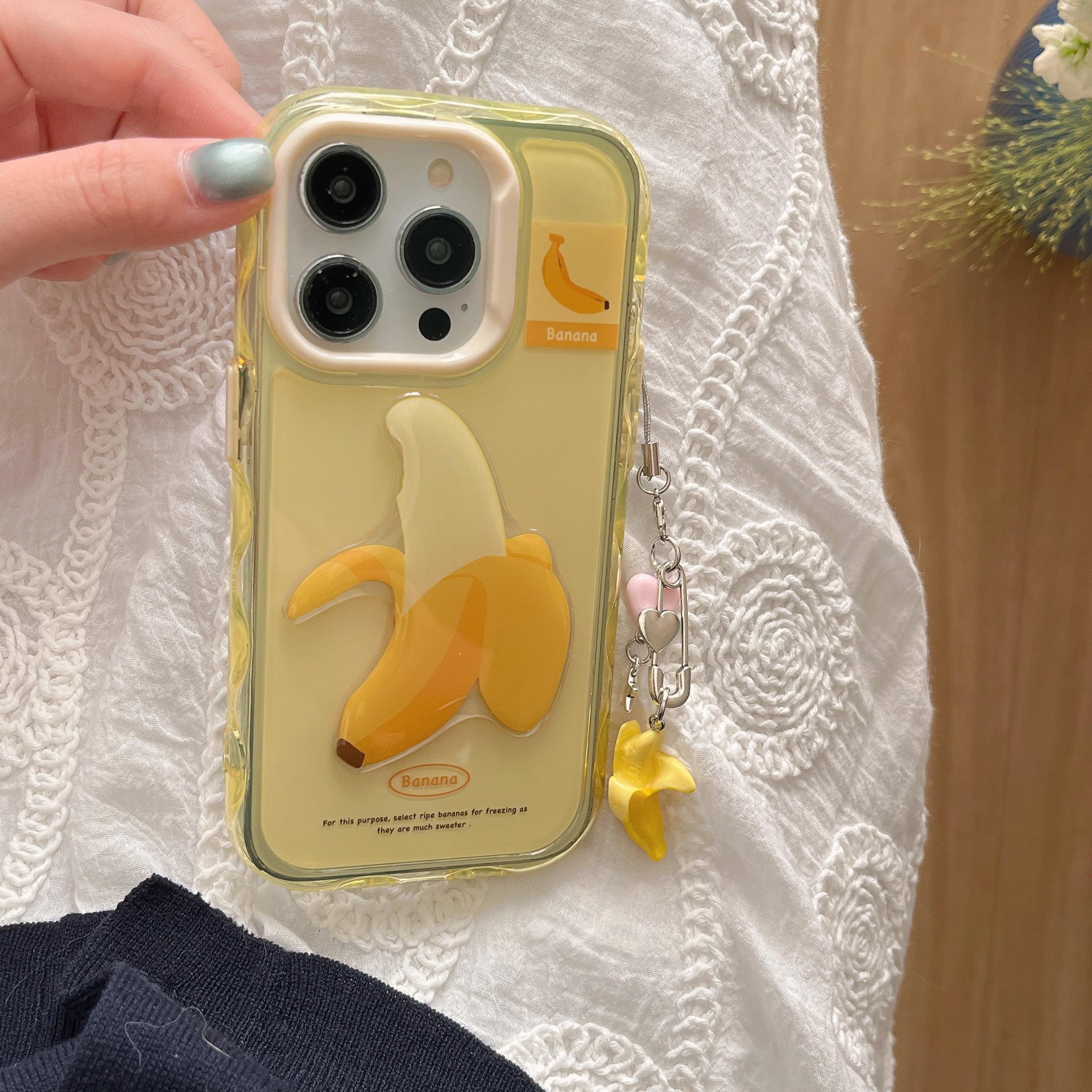 Verano fruta fresca apple 15ProMax funda para teléfono móvil 16Pro colgante 14/13 nueva pareja de 16PM