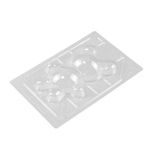 3D plastic three-piece set of bear mousse knock cake mold DIY chocolate baking Cake stencil