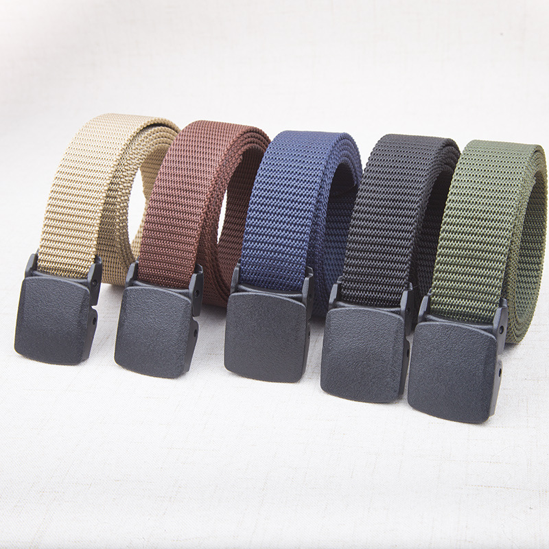 Cinturón táctico de nylon, hebilla resistente, anti-alergia, entrenamiento militar