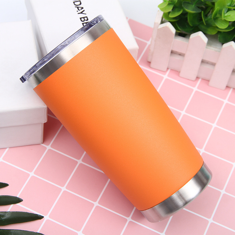 20oz taza de coche vaso de acero inoxidable regalo de Navidad DIY taza de coche taza de cerveza imagen logo taza de coche