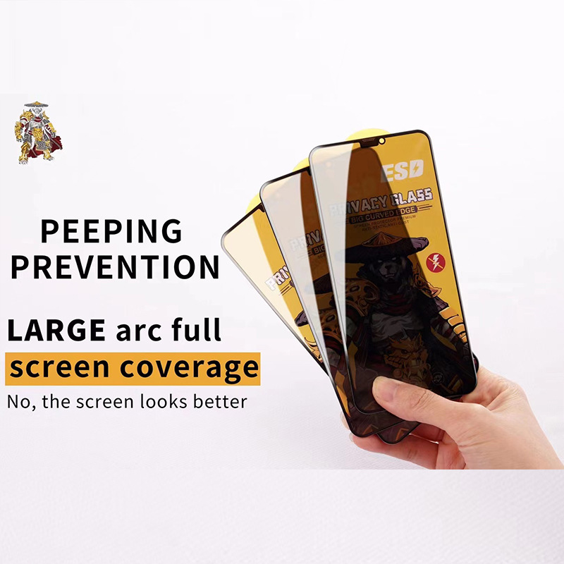 Aplicable Apple 13 película templada de pantalla completa iphone15plus película de alta definición 16pro anti-visón 14 película protectora para teléfono móvil