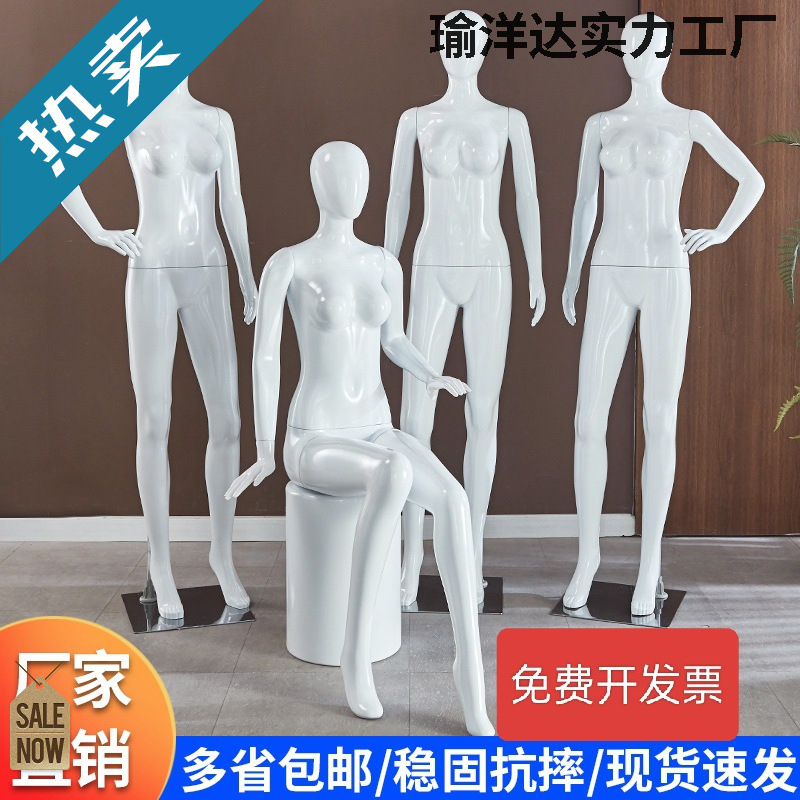 服装店男女模特衣服展示橱窗服装假人架子全身商城专卖店内道具