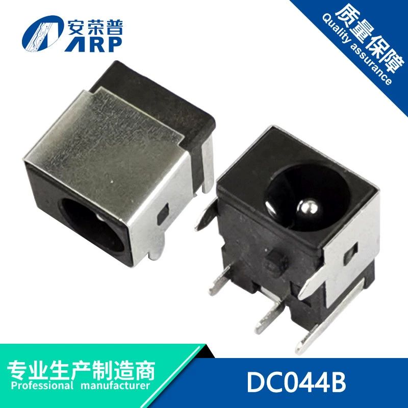 Поставщик изготовителя: вертикальный SMD DC-разъем DC044B, полузакрытый разъём питания постоянного тока