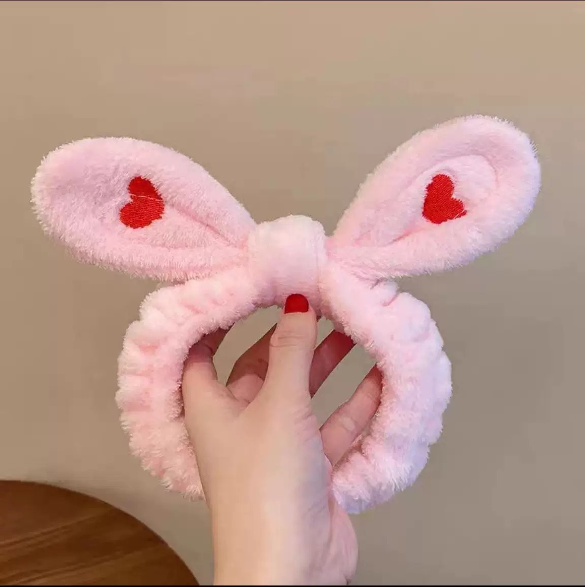 Caricatura verde rana correa de cabello mujer nuevo lindo gran ojo correa de cabello lavar la cara correa de cabello máscara de Navidad tocado