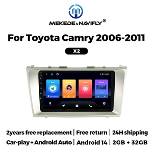 Toyota Camry 06-11 Android avtomobil GPS naviqasiya MP5 Bluetooth pleyer
